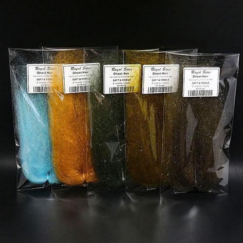 10 Colors Fly Tying Ghost Hair Fine Translucent Synthetic Hair Highly Mobile Fly-Fly Tying Materials-Bargain Bait Box-5 dark color-Bargain Bait Box