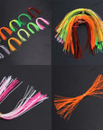 10 Bundles Silicone Skirts Fishing Accessories Diy Legs Barred Flake Fly Tying-fixcooperate-Bargain Bait Box