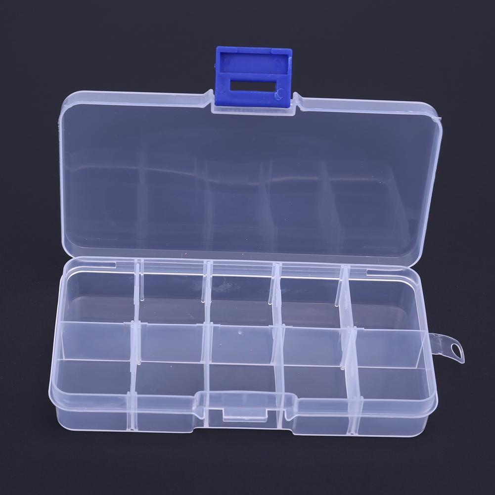 10 Compartments Storage Case Fly Fishing Lure Spoon Hook Bait Tackle Connector-happyeasybuy01-Bargain Bait Box