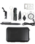 10 In 1 Outdoor Survival Emergency Bag Field Sos Survival Kit Box Self-Help-ZSL Outdoor Store-Bargain Bait Box