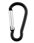 10 Pcs Black Carabiner Camp Clip Hook For Outdoor Hiking Climbing Traveling-Running Granny Store-Bargain Bait Box