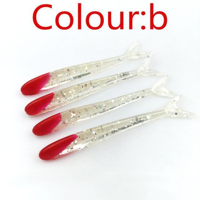 10 Pcs/Lot Lures Soft Bait 6.3Mm 1.3G Silicone Bait Worms Fishing Lure With-WDAIREN KANNI Store-B-Bargain Bait Box