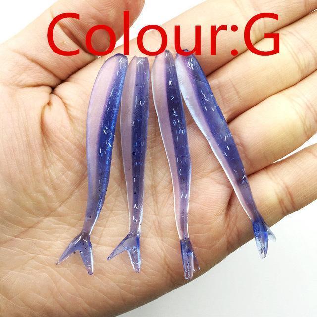 10 Pcs/Lot Lures Soft Bait 6.3Mm 1.3G Silicone Bait Worms Fishing Lure With-WDAIREN KANNI Store-G-Bargain Bait Box
