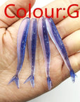 10 Pcs/Lot Lures Soft Bait 6.3Mm 1.3G Silicone Bait Worms Fishing Lure With-WDAIREN KANNI Store-G-Bargain Bait Box