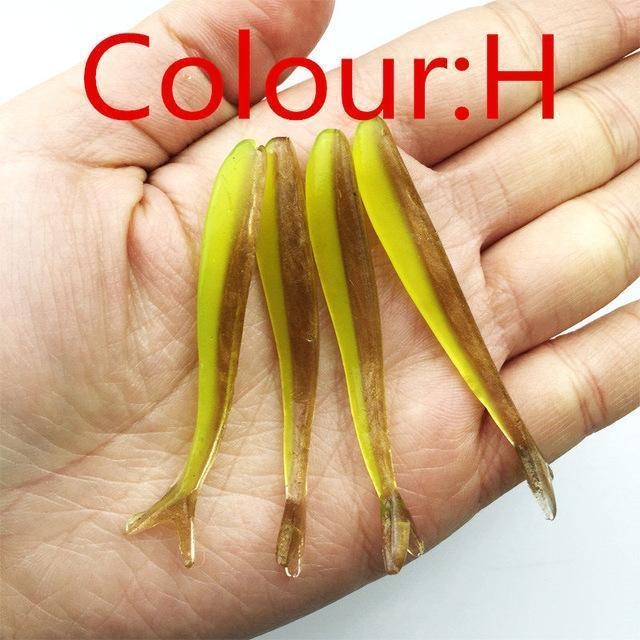 10 Pcs/Lot Lures Soft Bait 6.3Mm 1.3G Silicone Bait Worms Fishing Lure With-WDAIREN KANNI Store-H-Bargain Bait Box