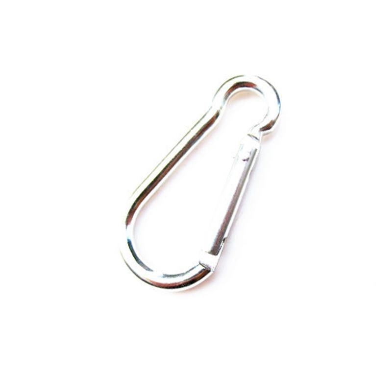 10 Pcs/Lot Metal Aluminum Climbing Carabiner Hook Clip Snap Key Ring Camping-2017 Outdoor Activity Store-Bargain Bait Box
