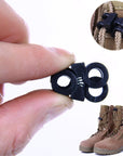 10 Pcs/Lot Shoelace Buckle Clip Edc Gear Tactical Outdoor Hiking Boots Shoes-Rocksport Store-Bargain Bait Box