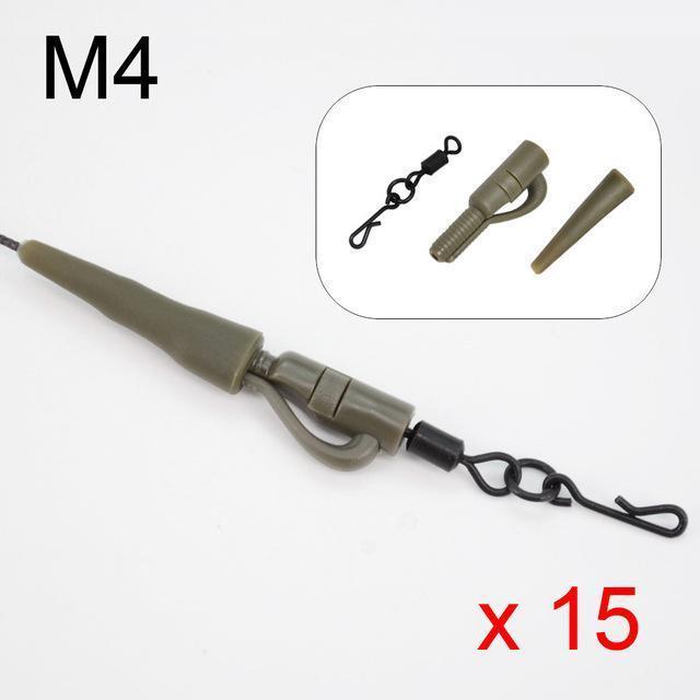 10 Set Carp Fishing Chod Rig Safety Sleeves Lead Clips Slide Heli Rigs-hirisi Official Store-Link M4-Bargain Bait Box