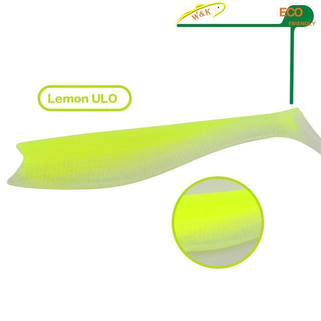 100% Eco-Friendly Soft Lure -11 Cm 12 G Ultimate Shad For Lure Fishing-W&K Official Store-Lemon-Bargain Bait Box