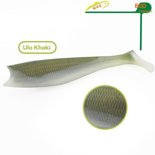100% Eco-Friendly Soft Lure -11 Cm 12 G Ultimate Shad For Lure Fishing-W&K Official Store-Ulo Khaki-Bargain Bait Box