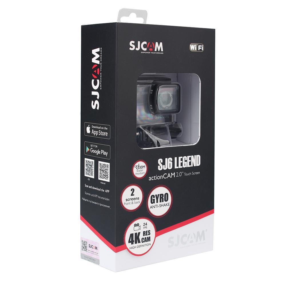 100% Original Sjcam Sj6 Legend 4K 24Fps 2.0&quot; Touch Screen Remote Ultra Hd-Action Cameras-SJCAM Sports Camera Flagship Store-Black-OPTION 1-Bargain Bait Box