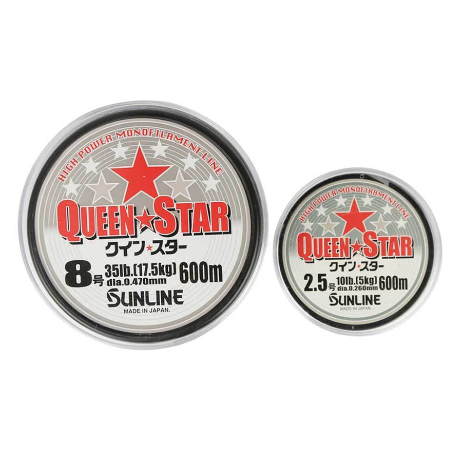 100% Original Sunline Queen Star 600M Transparent Color Japan Nylon Fishing Line-Fishing Enjoying Store-1.5-Bargain Bait Box