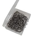 100 Pcs Barbed Fishhooks High Carbon Steel Carbon Black Bait Holder Fish-Unlimited Store-10-Bargain Bait Box