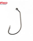 [100 Pcs] Worm Jig Hook Soft Plastic Fishing Hooks Wholesale Size 1 1/0 2/0-Wifreo store-SIZE 1 100PCS-Bargain Bait Box