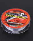 100% Transparent Nylon Fluorocarbon Fishing Linebrand Super Strong 100 M Fishing-Su Athletics Shop Store-0.4-Bargain Bait Box