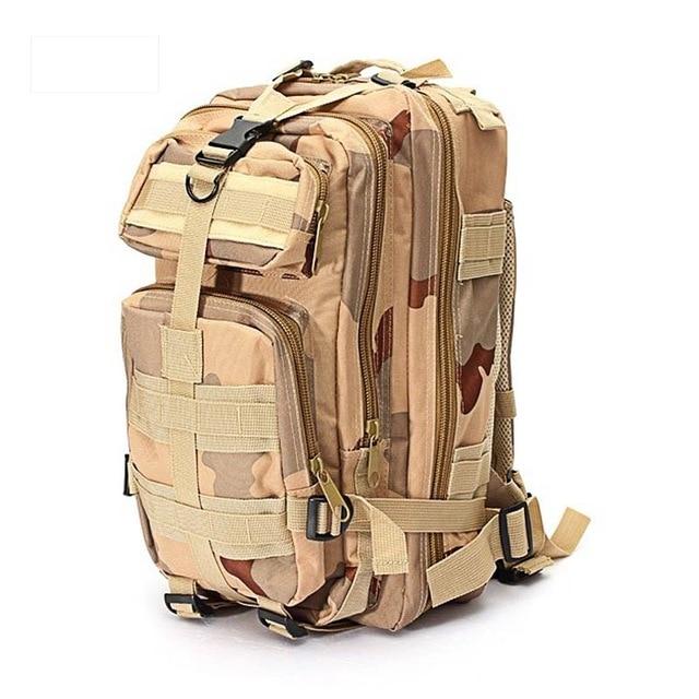 1000D Nylon Tactical Military Backpack Waterproof Army Bag Outdoor Sports-Climbing Bags-Lu Fitness Store-khaki-30 - 40L-China-Bargain Bait Box