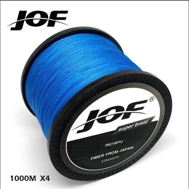 1000M 4 Strands Pe Braided Wire Muliti Colors Multifilament Fishing Line-liang1 Store-Blue-0.4-Bargain Bait Box