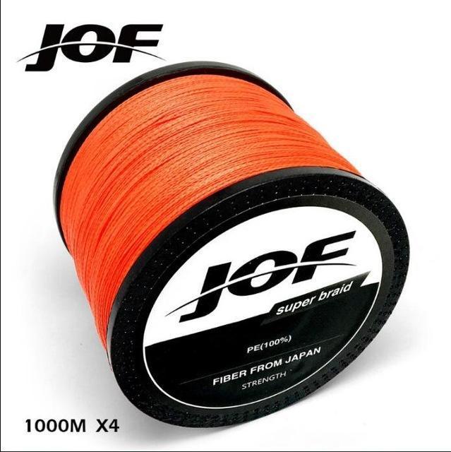 1000M 4 Strands Pe Braided Wire Muliti Colors Multifilament Fishing Line-liang1 Store-Orange-0.4-Bargain Bait Box