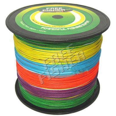 1000M Pe Braided Fishing Line 8 Strands Multifilament Sea Fishing Rope Wire-Braided Lines-Amur Sports-Multicolor-0.5-Bargain Bait Box