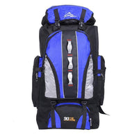 100L Large Capacity Sports Backpack Men And Women Bag Camping Climbing Fishing-Backpacks-Bargain Bait Box-Blue-Other-Bargain Bait Box