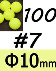 100Pcs Foam Floats Ball Beads Beans Pompano Float Bottom Rig Rigging Material-Fishing Floats-Hardy-Lead fishing Store-Yellow size 7-Bargain Bait Box