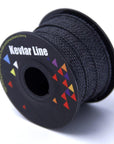 100Ft 500Lb Black Kevlar Line With Core Braided Fishing Line Super Strong-Goodmakings Outdoor Store-Bargain Bait Box