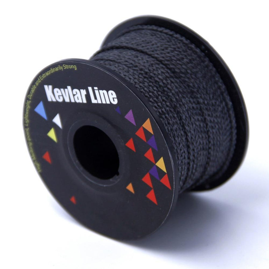 100Ft 500Lb Black Kevlar Line With Core Braided Fishing Line Super