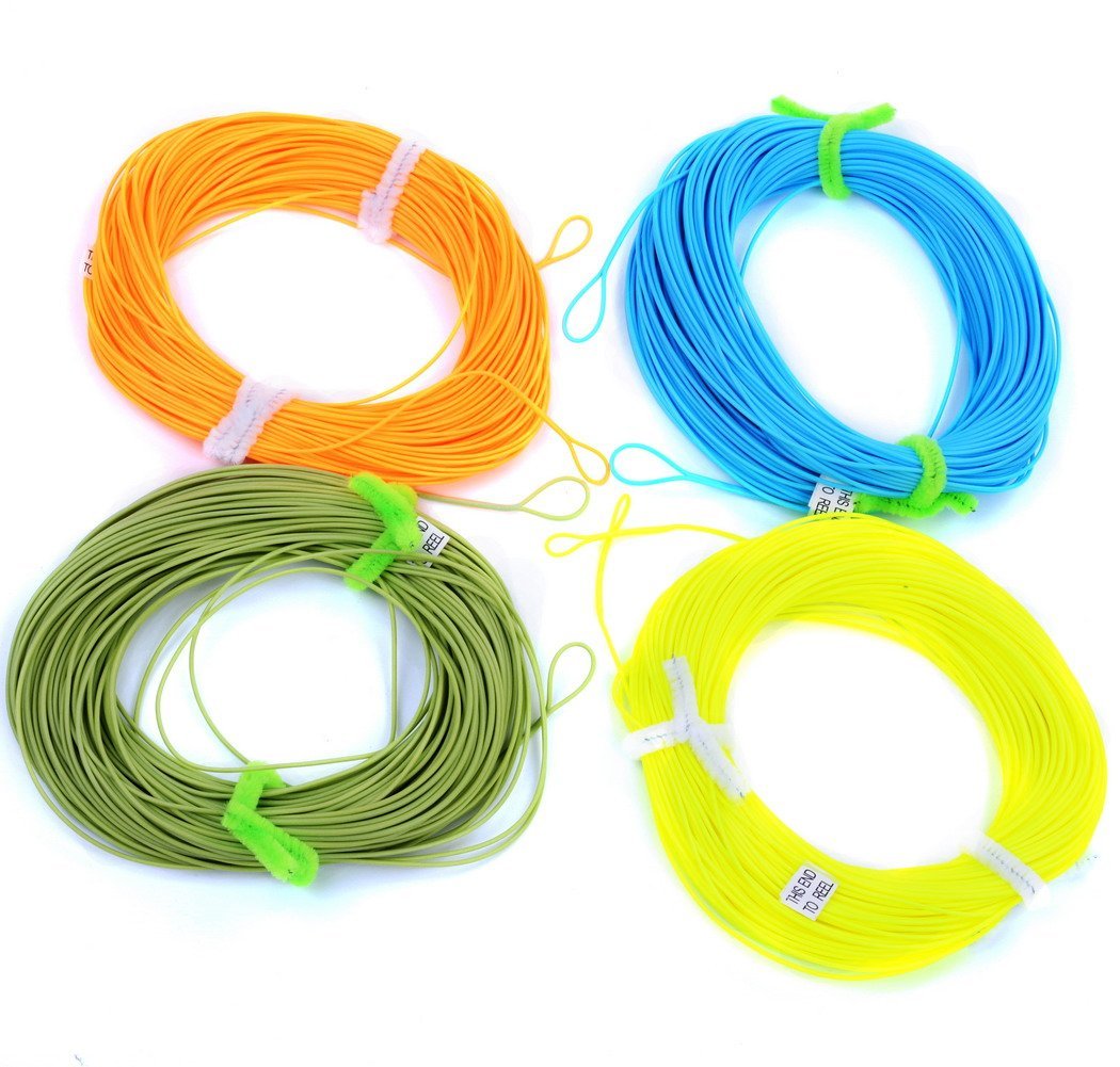 100Ft Weight Forward Floating Fly Line Material De Pesca 2 Welded Loops Line-Xiamen Smith Industry Co,. Ltd-Yellow-2.0-Bargain Bait Box