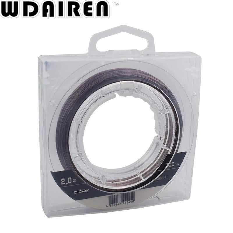 100M 4 Strands Contains Steel Wire Super Strong Pe Braided Fishing Line 10Lb-WDAIREN fishing gear Store-0.4-Bargain Bait Box