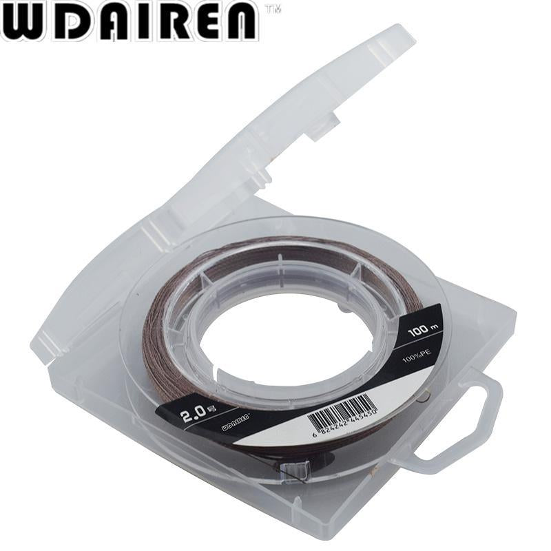 100M 4 Strands Contains Steel Wire Super Strong Pe Braided Fishing Line 10Lb-WDAIREN fishing gear Store-0.4-Bargain Bait Box