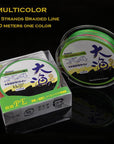 100M Multicolor Super Strong Pe Braided Fishing Line 4 Strands Braided Line-MC&LURE Store-0.8-Bargain Bait Box