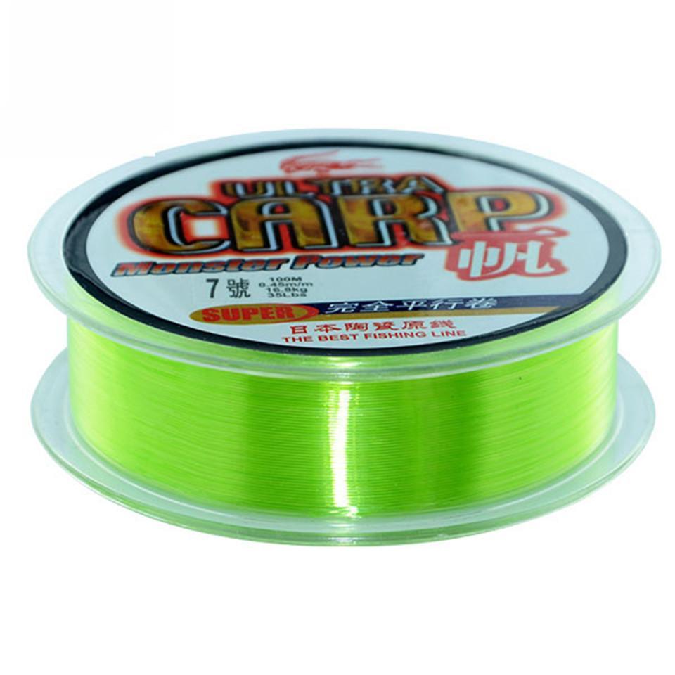 100M Nylon Fishing Line From Japan Super Strong Monofilament Carp Imported-Sequoia Outdoor (China) Co., Ltd-White-0.4-Bargain Bait Box