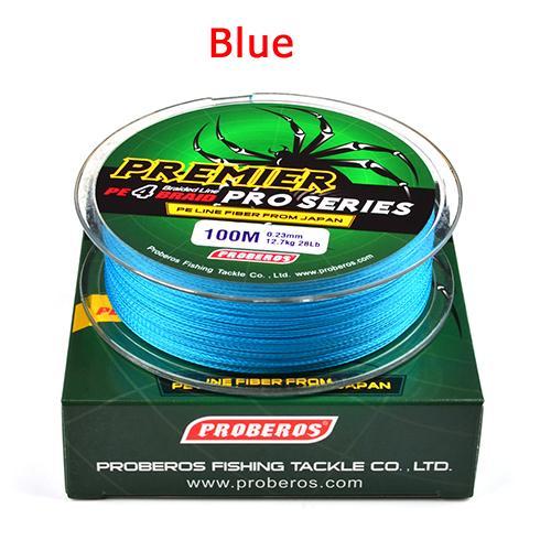 100M Pe Braided Fishing Line Strong 4 Stands Fishing Line Big Tensile Load-DONQL Outdoors Store-blue-0.4-Bargain Bait Box