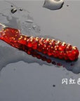 100Pcs 5Cm Soft Assorted Color Artificial Worm Grub Fishing Lures Soft Worm Grub-Professional Lure store-red-Bargain Bait Box