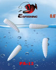 100Pcs Esfishing Bread Worm Fishing Lure Soft Lure Maggot 0.6" Ice Fishing-Esfishing Lure Store-PA12-Bargain Bait Box