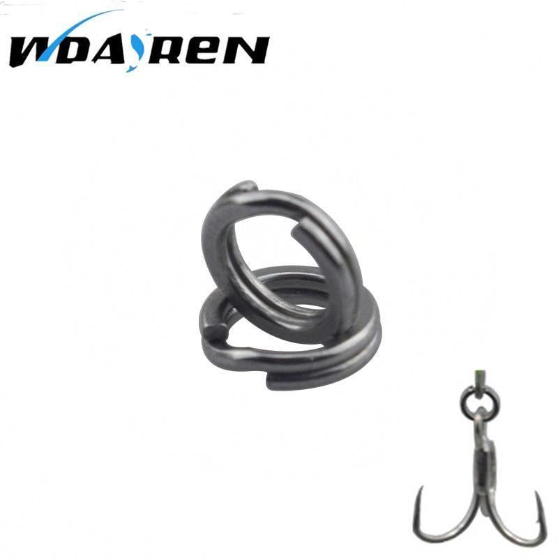 100Pcs Rings For Crank Hard Bait Silver Stainless Steel Fishing Accessories-WDAIREN KANNI Store-1-Bargain Bait Box