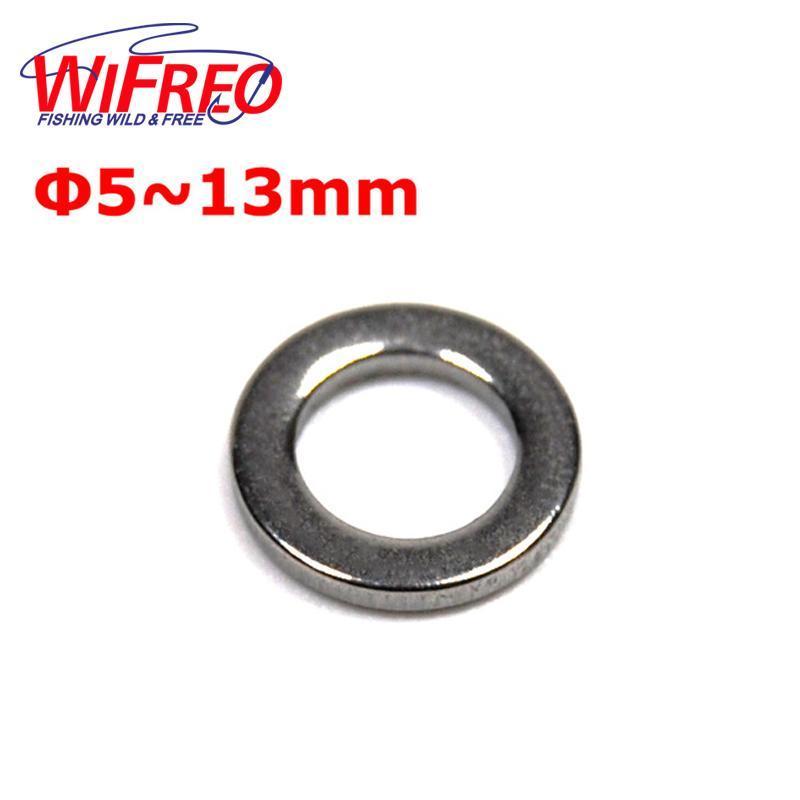 100Pcs Solid Fishing Ring Jigging Fishing Assistant Hook Stainless Saltwater-Wifreo store-100pcs size 1-Bargain Bait Box
