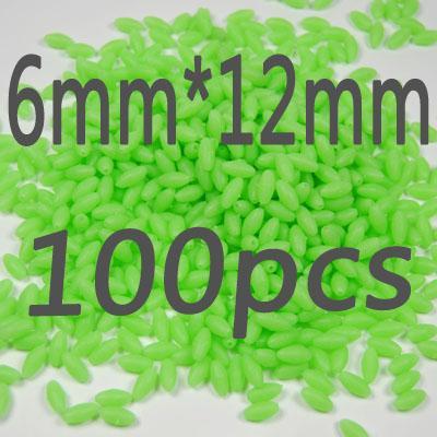 100Pcs/Lot More Models Premium Green And Orange Color Oval Soft Luminous Beads-Fishing Beads-Bargain Bait Box-6 12-Bargain Bait Box