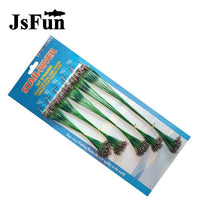 100Pcs/Pack 16-28Cm Steel Wire Leader Fishing Line With Swivel Snap Fishing-JSFUN Official Store-Bargain Bait Box