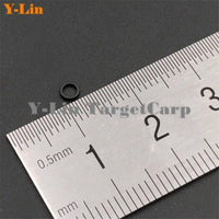 100X3Mm Carp Fishing Covert Small Rig Rings Round Oval Rings Easy Guild Hair-Y-LIN TargetCarp Store-Bargain Bait Box