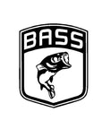 10.6Cm*12.7Cm Fishing Decal Bass Fish Shield Boat Camper Top Decal Car Car-Fishing Decals-Bargain Bait Box-Black-Bargain Bait Box