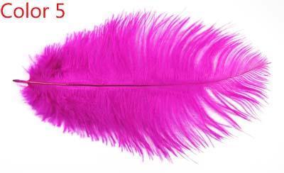 10Pcs Multiple Colors Ostrich Feather Fly Tying Material Making Streamer Bugs-Fly Tying Materials-Bargain Bait Box-Color 5-Bargain Bait Box