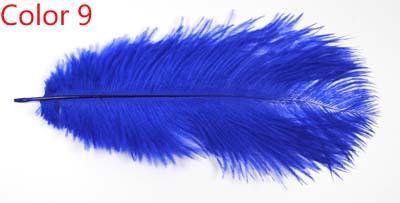 10Pcs Multiple Colors Ostrich Feather Fly Tying Material Making Streamer Bugs-Fly Tying Materials-Bargain Bait Box-Color 9-Bargain Bait Box