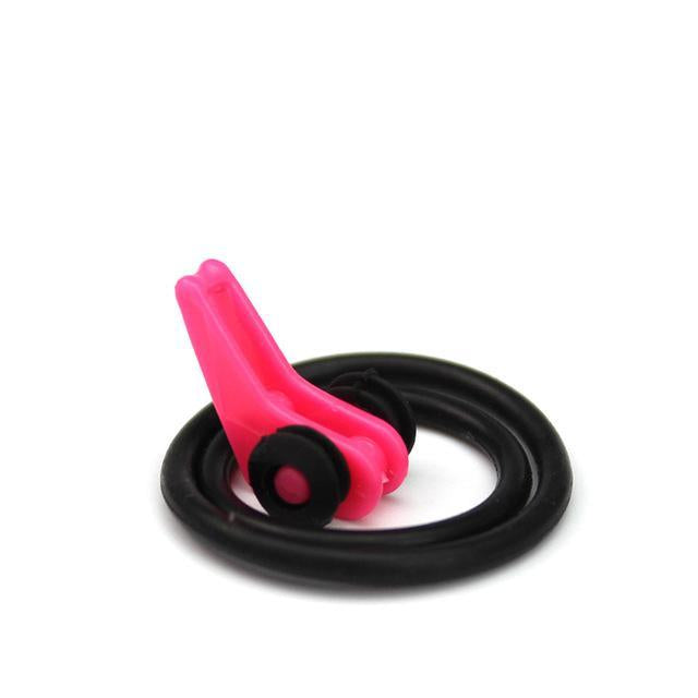 10Pcs/Lot Multi Color Ria Acessorios Plastic Hook Keeper Lure Holder Small-Hook Keepers-Bargain Bait Box-10Pcs Pink-Bargain Bait Box