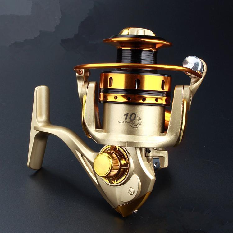 10Bb Spool Aluminum Spinning Fly Fishing Reel Baitcasting Fishing Reels-Spinning Reels-Sports fishing products-3000 Series-Bargain Bait Box