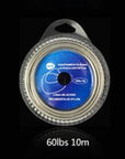 10M 7 Strands Stainless Steel Braided Fishing Line Heavy Duty Fishing Steel Wire-FIZZ Official Store-60LB-Bargain Bait Box