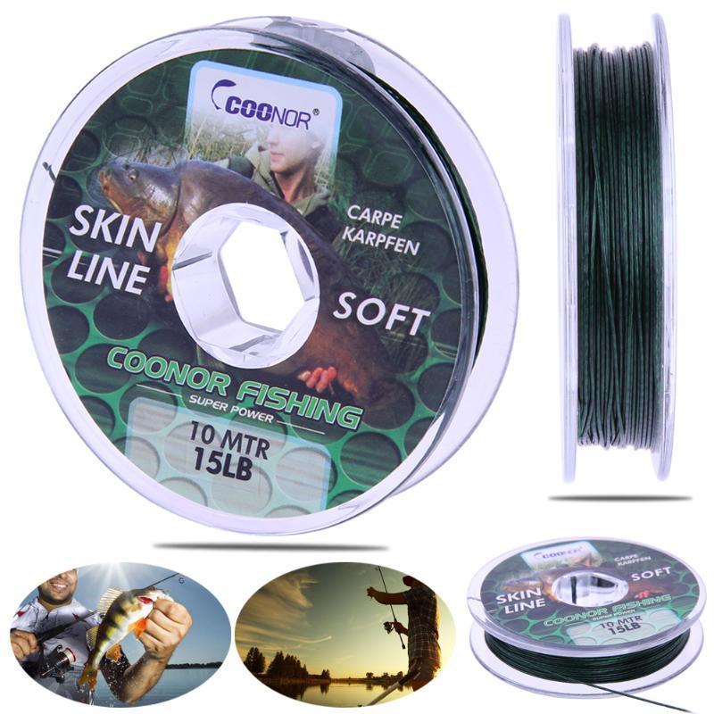 10M 8 Strands Multifilament Fishing Line Weaves Strong Casting Line Pe 8 Braided-gigibaobao-20lb 10m-Bargain Bait Box