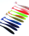 10Pc Silicone Bait Fishing Lure Floating Water Worm 8.5Cm/2.4G Soft Lures-Rembo fishing tackle Store-Bargain Bait Box