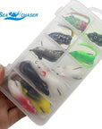 10Pcs 10 Colors Topwater Frog And Mouse Hollow Body Soft Fishing Lures Bass-Zhongyue Fishing Tackle Store-Bargain Bait Box