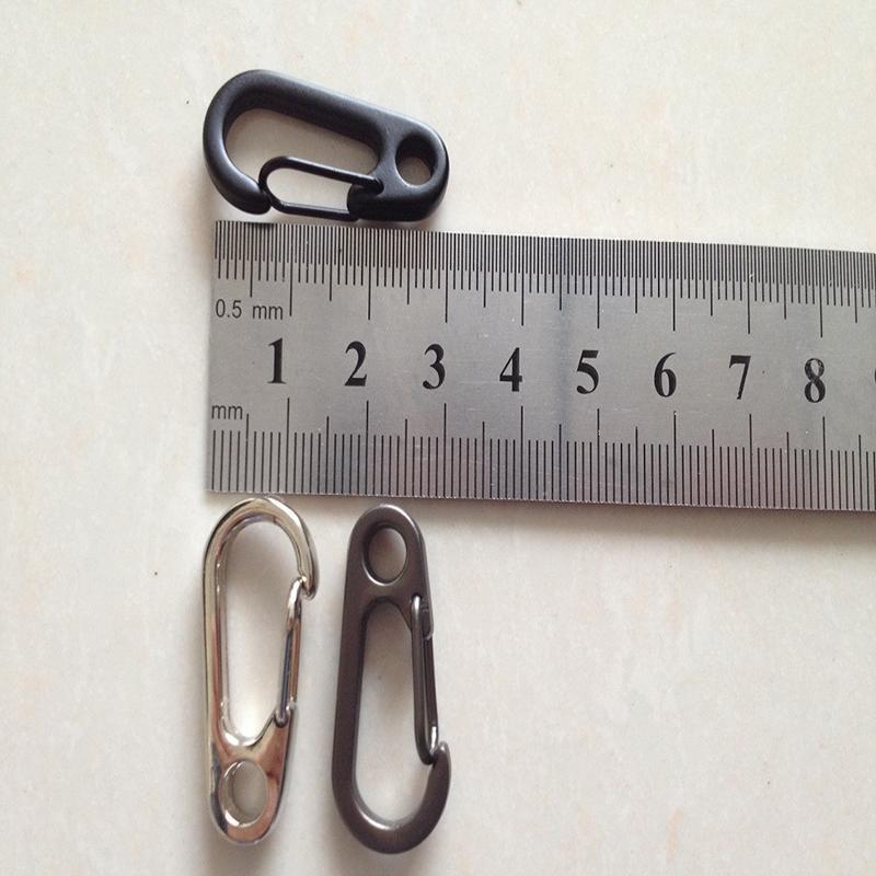 10Pcs Backpack Keychain Survival Kits Climbing Carabiners Outdoor Spring Clasp-Infinit Import&Export Trading Co.,Ltd.-Silver-Bargain Bait Box